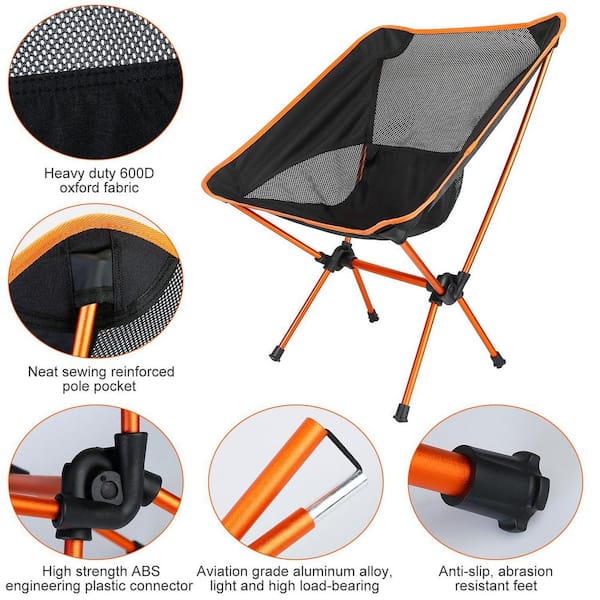 Ultralight Foldable Camping Backpack Chair