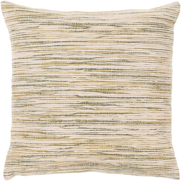 Livabliss Shashi Green Solid Polyester 18 in. x 18 in. Throw Pillow