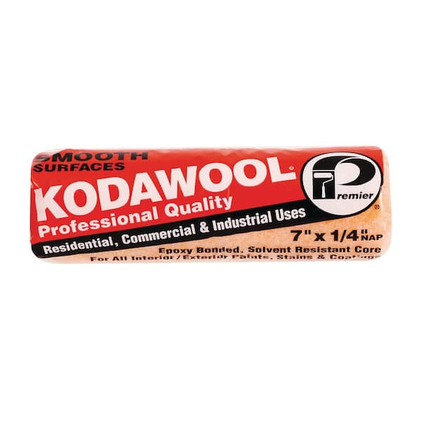 Kodawool 7 in. x 1/4 in. High Density Synthetic Blend Roller Cover(36-Pack)