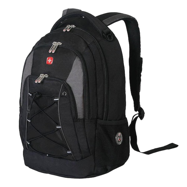 SWISSGEAR Black and Grey Bungee Backpack