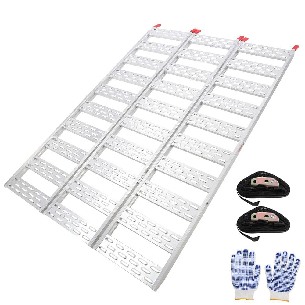76x50 inches Heavy-Duty 1500lbs Capacity Tri-Fold Aluminum Loading Ramp for Pickup Trucks price history on PriceWatchPro