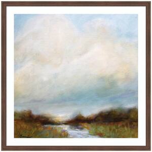 Florence ''Tranquility'' by Mary Sparrow Landscape Framed Art Print 34 in. x 34 in.