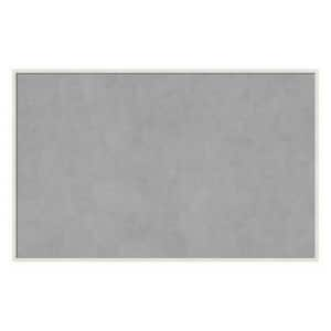 Lucie White 33 in. x 21 in Framed Magnetic Board