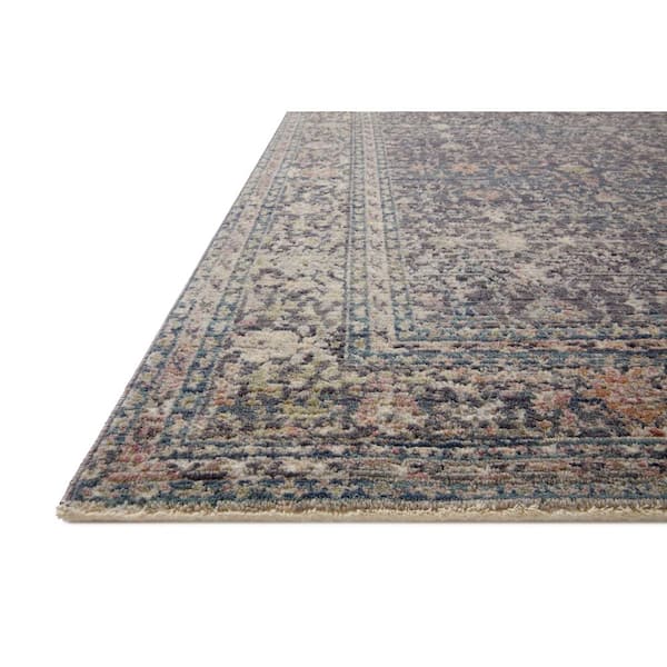 Jean Stoffer Bradbury Midnight / Multi 2 ft. 7 in. x 4 ft. Contemporary Accent Rug