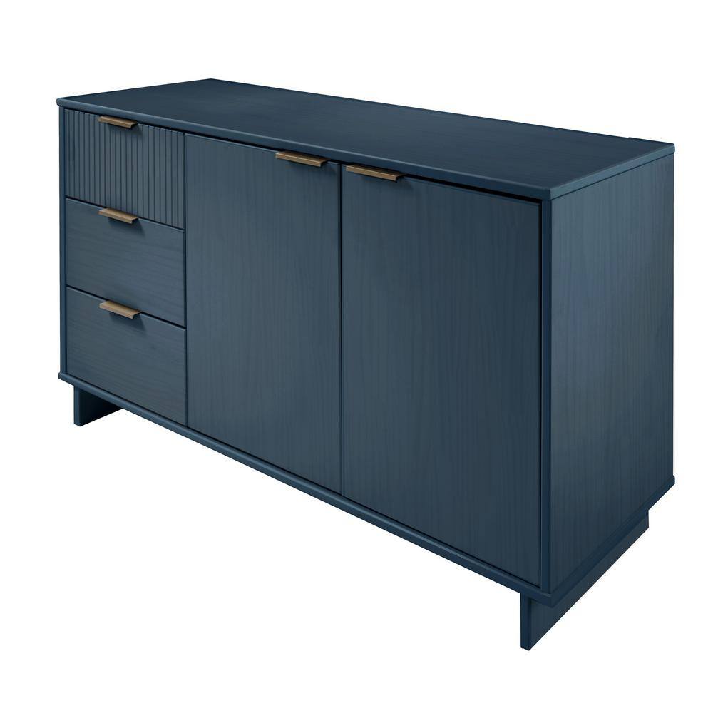 Granville 55" Midnight Blue MDF Modern Sideboard
