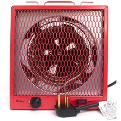 Industrial 240-Volt 5600-Watt Electric Portable Garage Workshop Heater Product with Thermostat