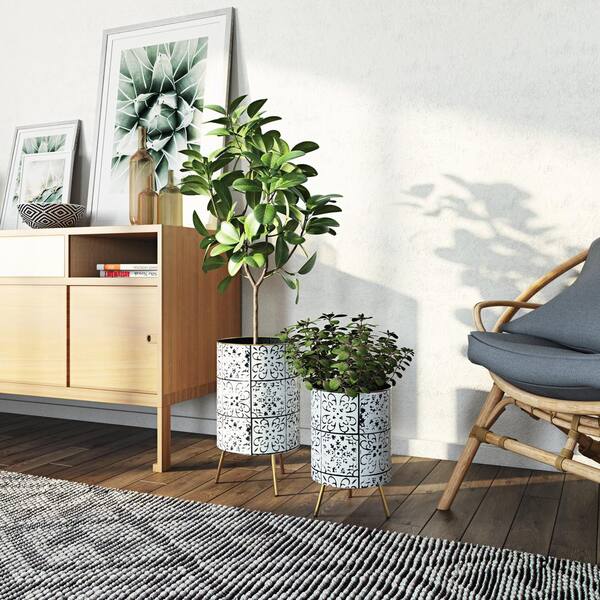Bantu Modern Planters (Set of 2) Bantu Modern Planters (Set of 2)