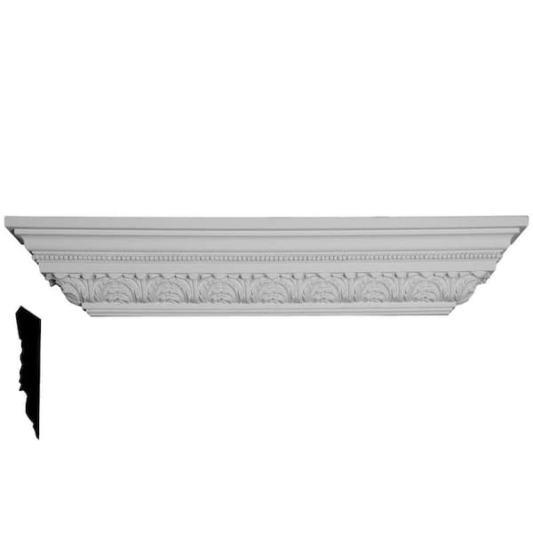30 in. x 5-1/2 in. x 5-1/8 in. Polyurethane Tirana Shelf Moulding