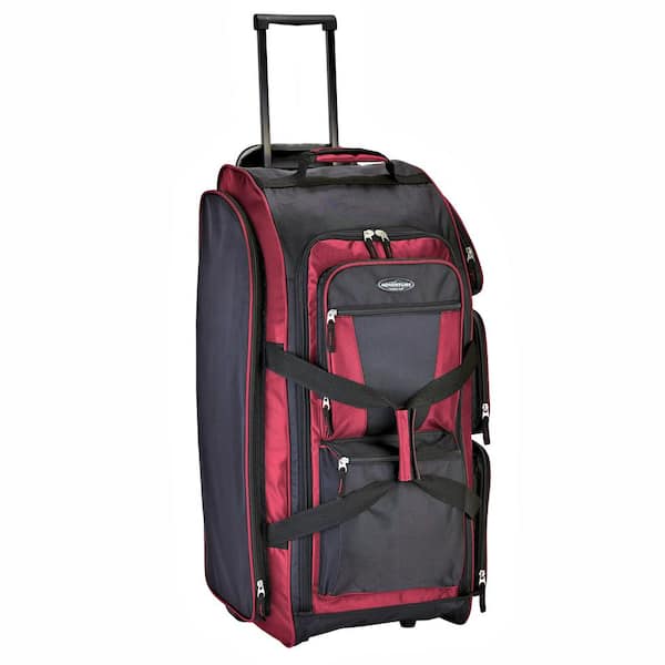 Travelers Club 30 in. Multi-Pocket Upright Rolling Duffel Bag