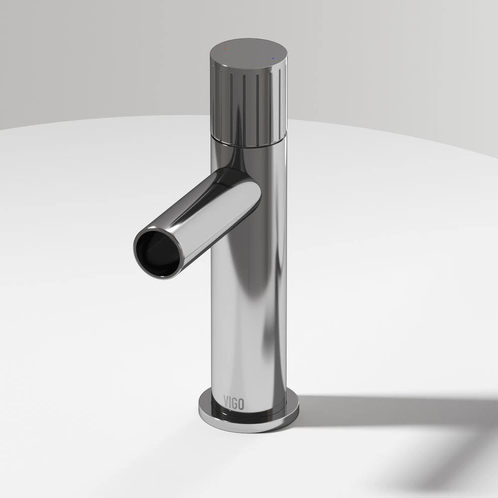 Ashford Chrome High Arc Single Hole Bathroom Faucet