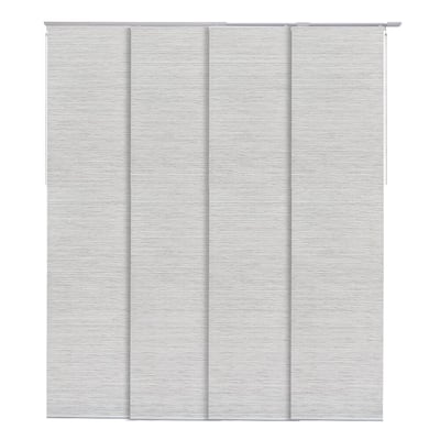 Marble Natural Woven Adjustable Sliding Glass Door Blind with 23 in. Slates Up to 86 in. W x 96 in. L