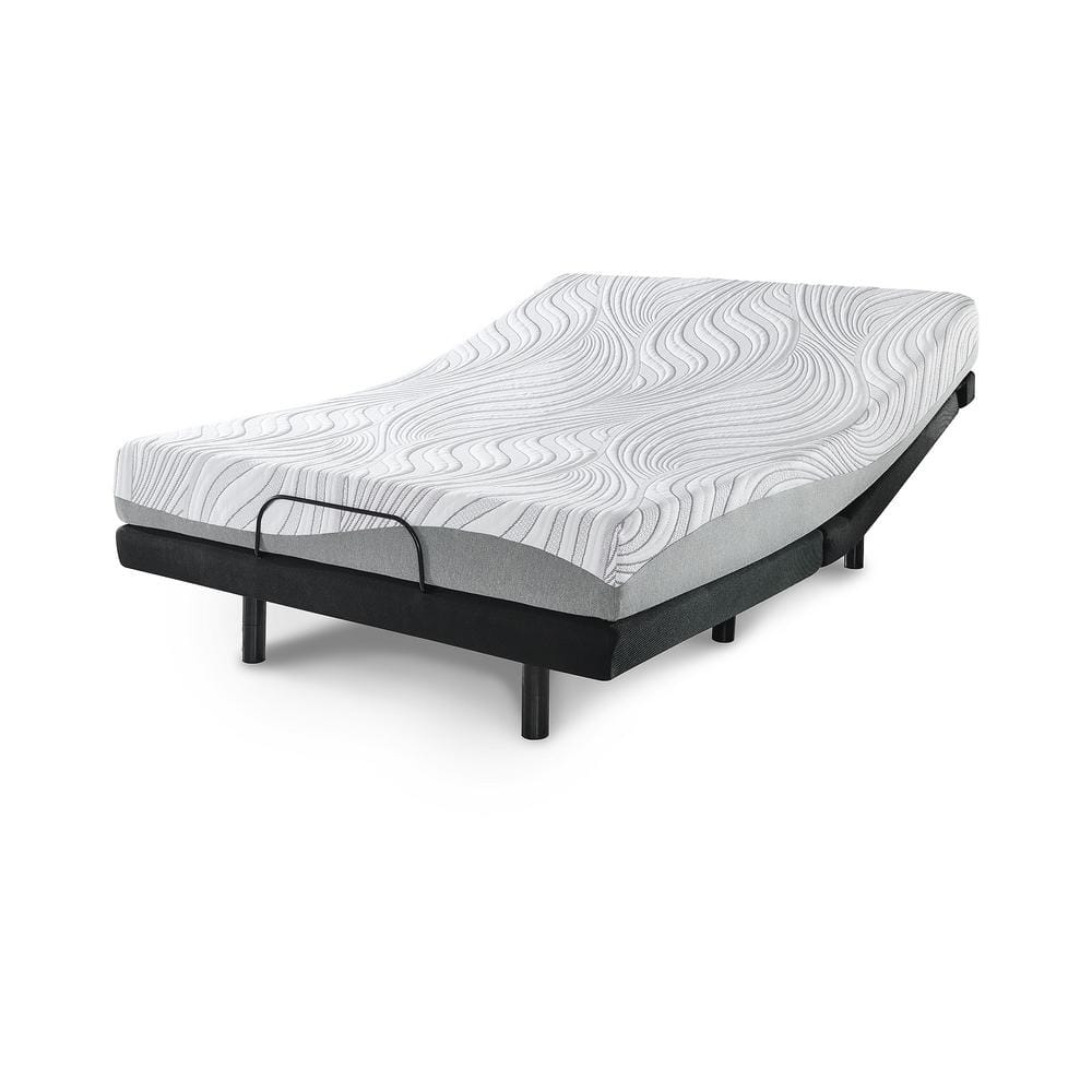 California King 8'' White Memory Foam Mattress