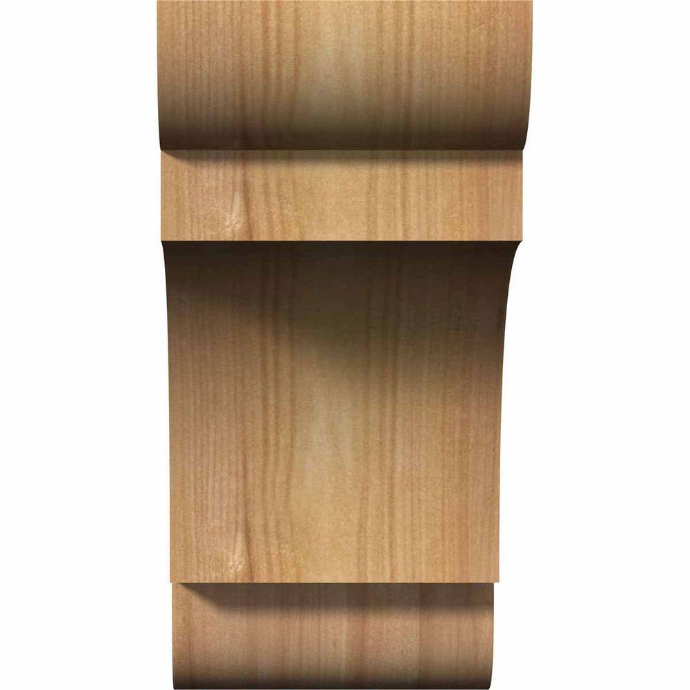 8" Western Red Cedar Rough Sawn Corbel