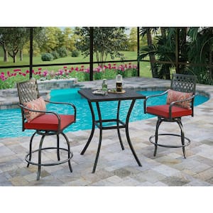 three piece patio dining set