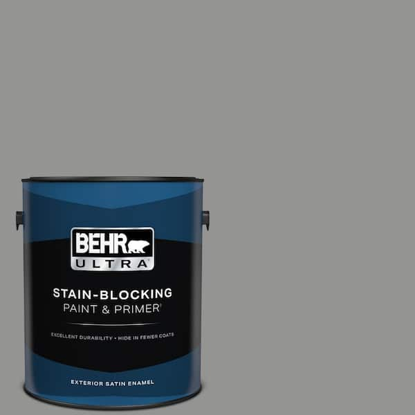 BEHR ULTRA 1 gal. #780F-5 Anonymous Satin Enamel Exterior Paint & Primer