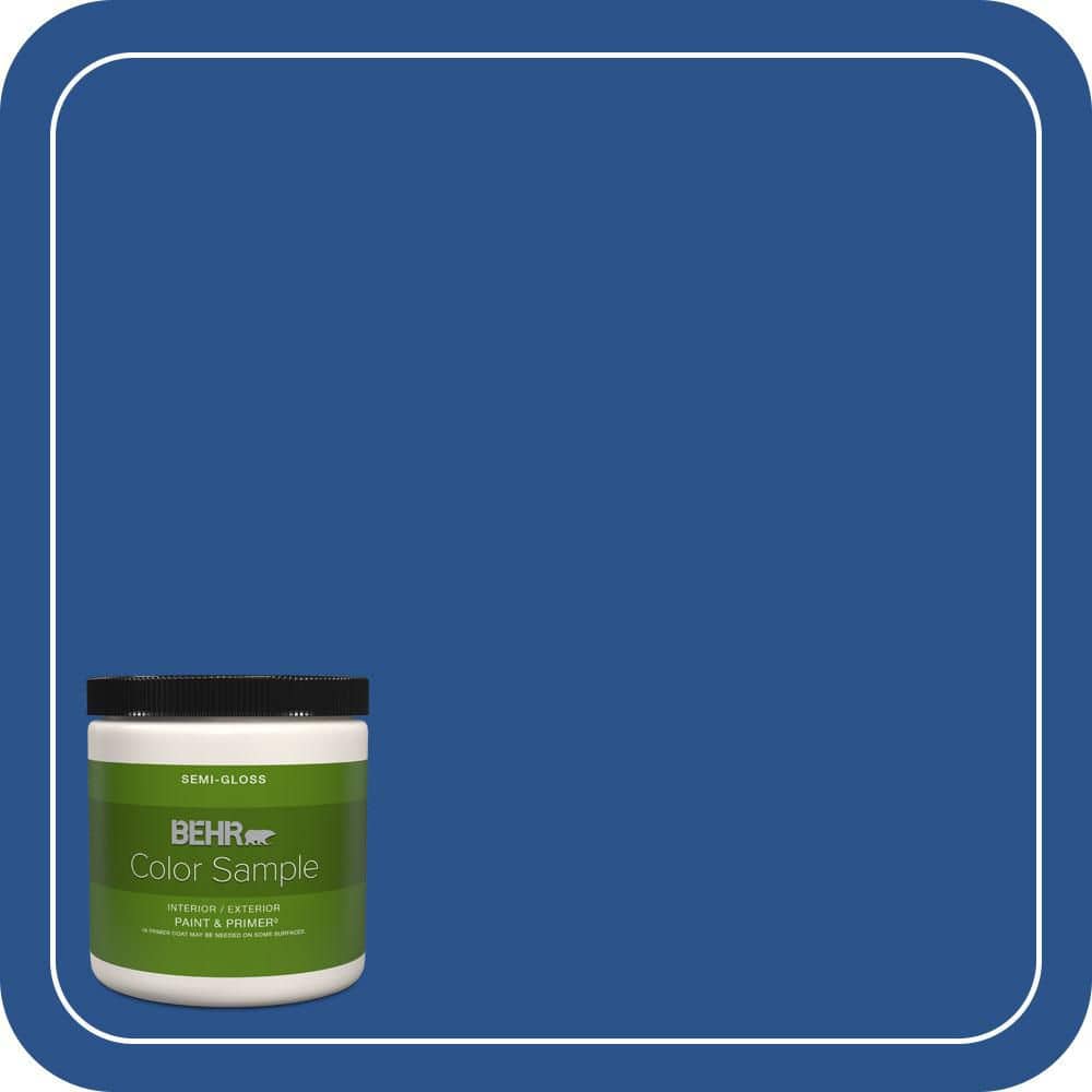 8 oz. #P520-7 Flashy Sapphire Semi-Gloss Interior/Exterior Paint & Primer Color Sample price history on PriceWatchPro