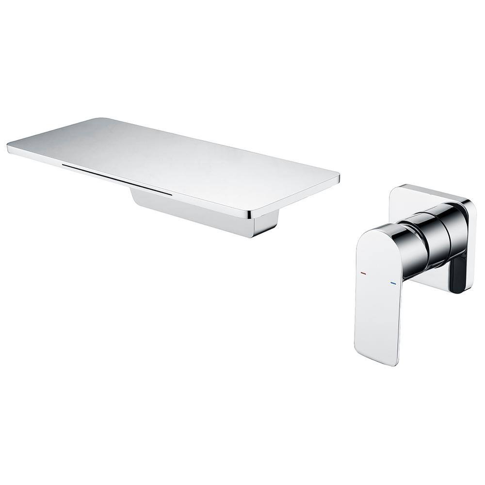 Single Handle Wall Mounted Bathroom Faucet in Chrome price history on PriceWatchPro