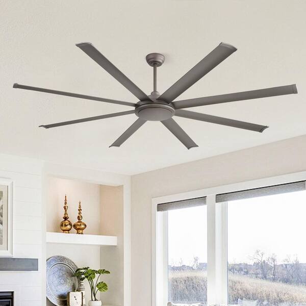 48 Inch Solid Wood Flush Mount Ceiling Fan With Remote - 6 Speed, Reversible, Quiet DC Motor, No Light