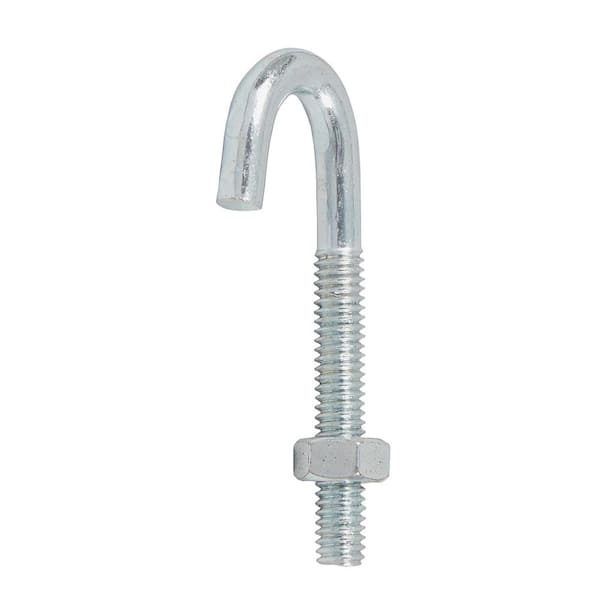 J Shape Stainless Steel Threaded Hook Bolt, Size: 64 Mm at Rs 76