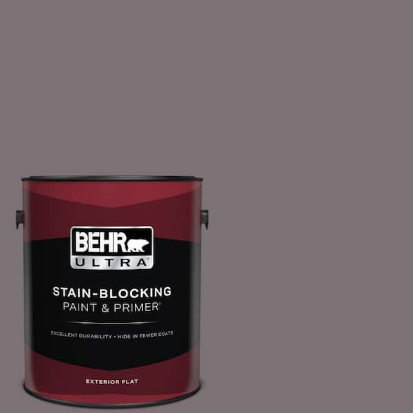 BEHR ULTRA 1 gal. #PPU17-18 Echo Flat Exterior Paint & Primer