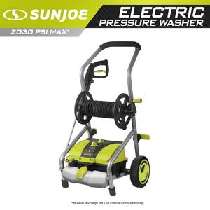 2030 PSI 1.76 GPM 14.5 Amp Electric Pressure Washer with Pressure-Select Technology and Hose Reel