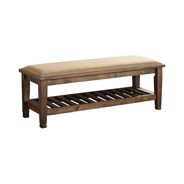 Charla Bench in Beige Oak