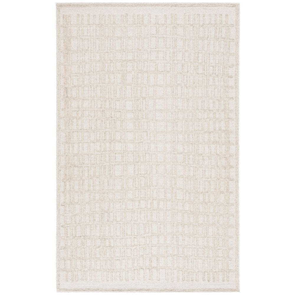 Ebony 3 ft. x 5 ft. Ivory/Beige Abstract Lattice Area Rug price history on PriceWatchPro