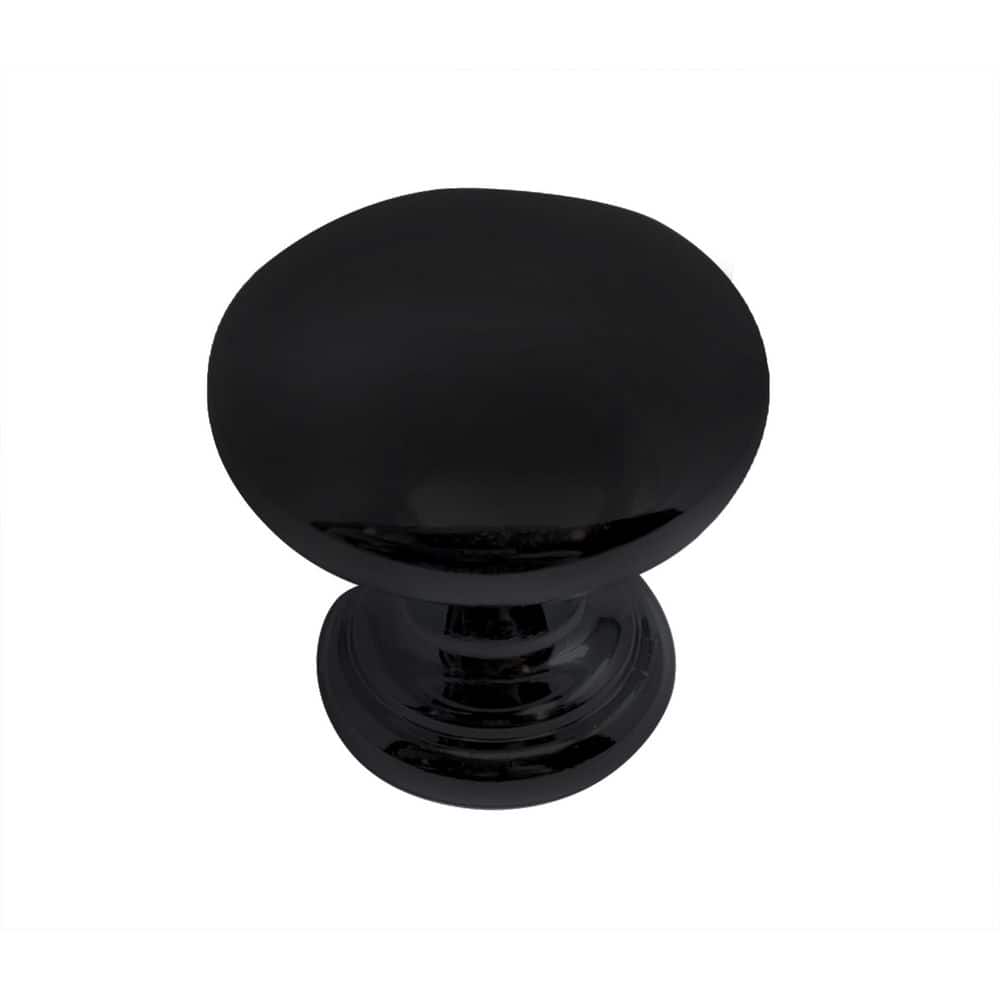 Summerland 1 in. Matte Black Mushroom Cabinet Knob price history on PriceWatchPro