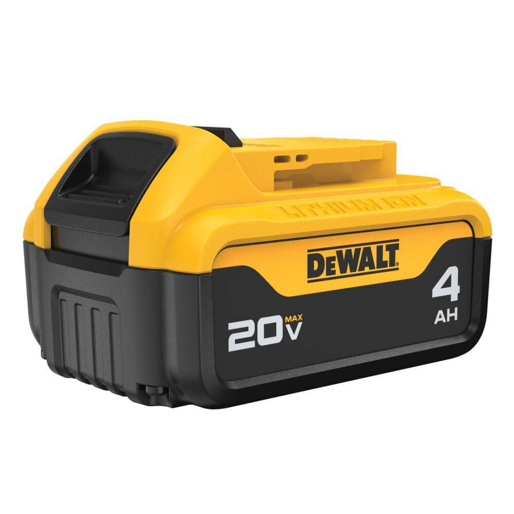 DEWALT 20V MAX Premium Lithium-Ion 4.0Ah Battery Pack DCB204 - The Home  Depot