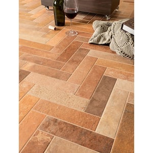 Brick Art Berlin Cotto Matte 3 in. x 10 in. Glazed Ceramic Floor and Wall Tile (5.92 sq. ft./case)