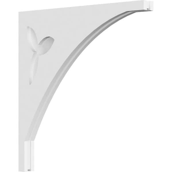 Ekena Millwork Naple 1.5 in. W x 22 in. H x 22 in. D Signature Urethane Polyurethane Corbel