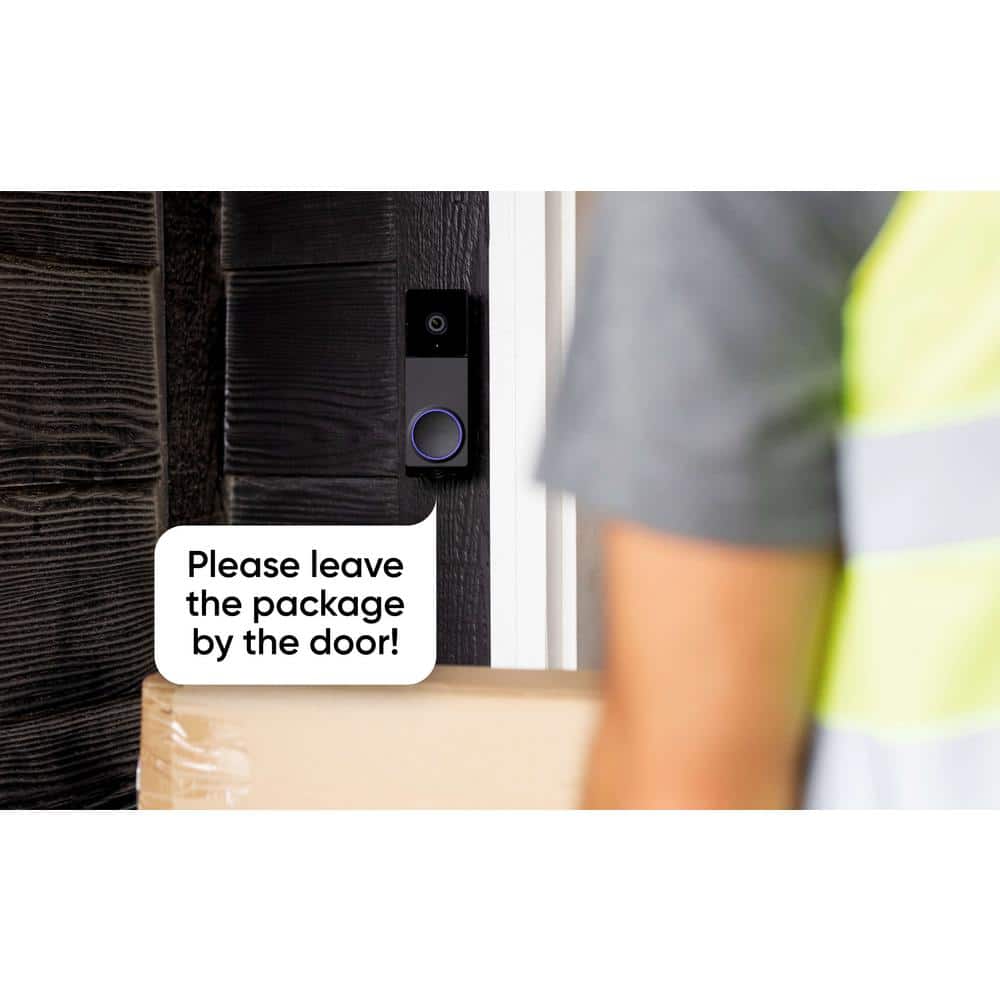 Wireless Duo Cam Video Doorbell (with Chime), Battery Powered, 2K Full HD Video, 2 Cameras, 2-Way Audio, Night Vision