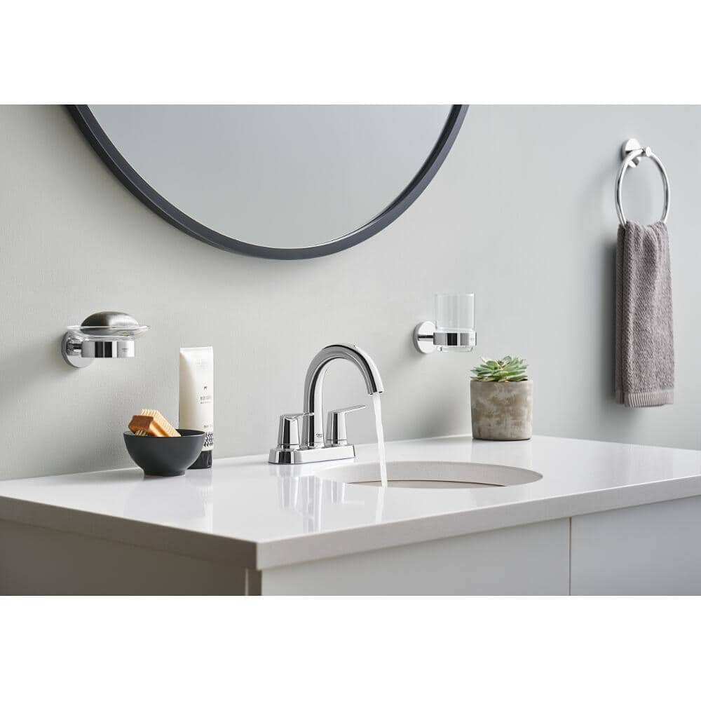 Veletto Starlight Chrome 2-Handle 4" Centerset Bathroom Faucet