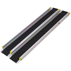 7 ft. Adjustable Wheelchair Telescoping Track Ramps for Home, Steps, Stairs, Doorways