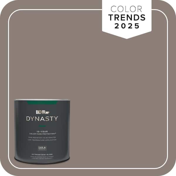 BEHR DYNASTY 1 qt. Home Decorators Collection #HDC-NT-27B Wild Truffle Semi-Gloss Enamel Exterior Stain-Blocking Paint & Primer