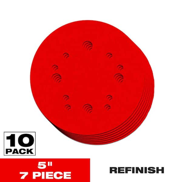 KAPRIOL ABR - 10 Dischi Abrasivi A Strappo Per Levigatrice, D=225 Mm, Grana 180