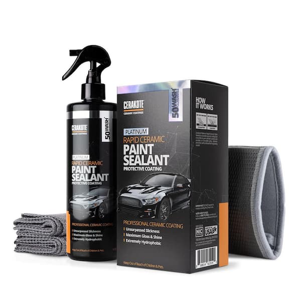 CERAKOTE 12 oz. Rapid Ceramic Paint Sealant Kit with Clay Bar Mitt