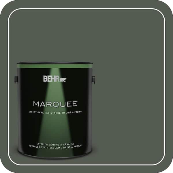 BEHR MARQUEE 1 gal. #N410-7 North Woods Semi-Gloss Enamel Exterior Paint & Primer