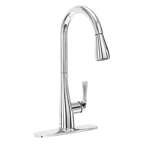 Tosca Single Handle Pull-Down Sprayer Kitchen Faucet In chrome H71K-51D ...