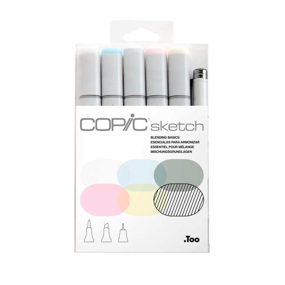 POSCA PC-1MR Ultra-Fine Tip Paint Pen Set (8-Colors) 087656 - The