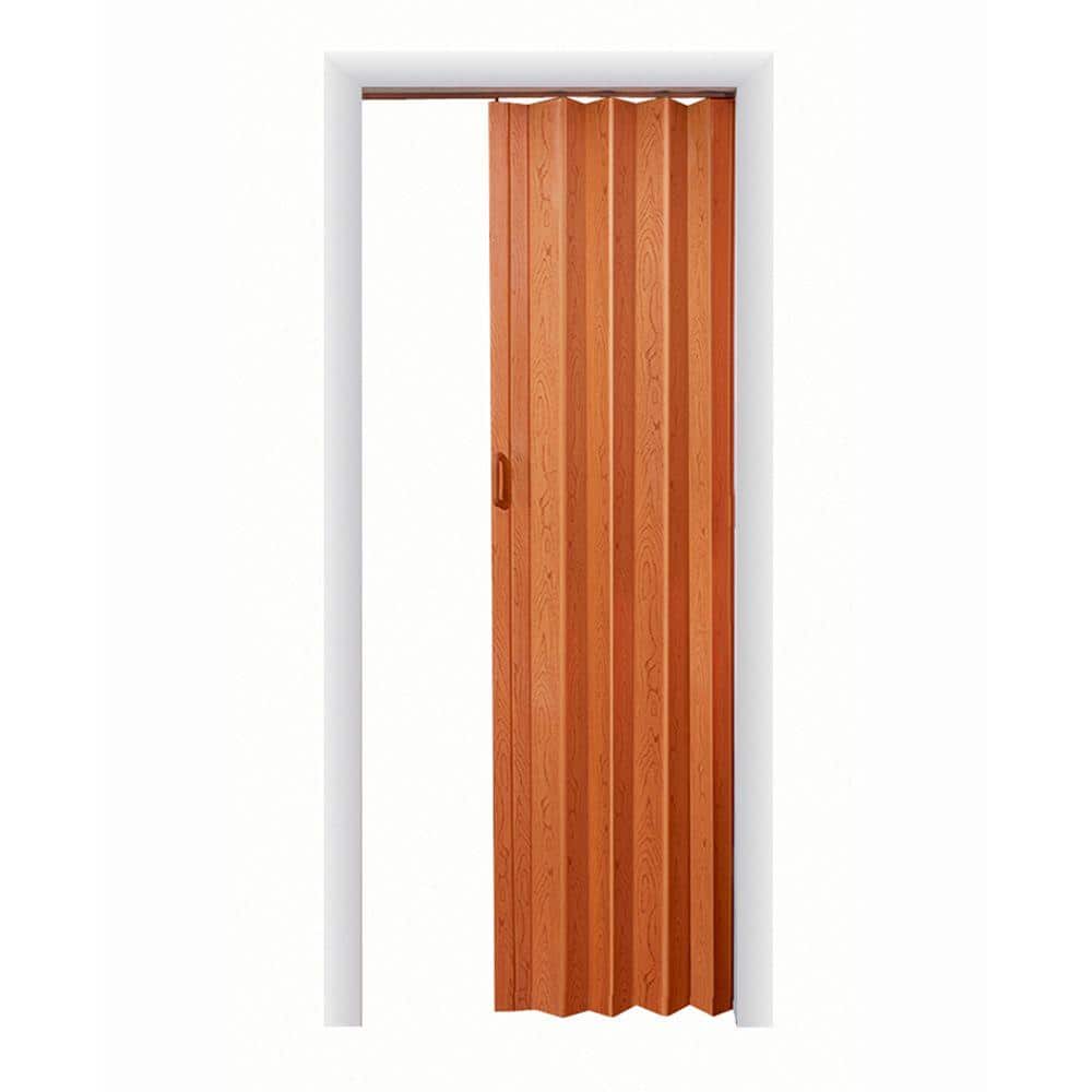 Spectrum 32 in. x 80 in. Oakmont Vinyl Pecan Accordion Door