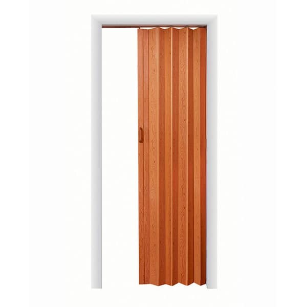 Spectrum 32 in. x 96 in. Vinyl Pecan Accordion Door OK3296PC - The