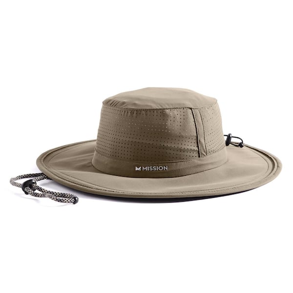 Mission Cooling Bell Bucket Hat, Men's, Size: One size, Beige