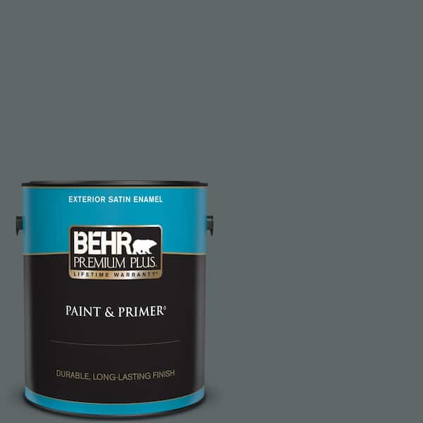 BEHR PREMIUM PLUS 1 gal. #PPU25-20 Le Luxe Satin Enamel Exterior Paint & Primer