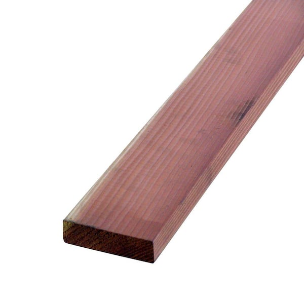 Mendocino Forest Products Redwood B Grade Board (Common: 5/8 in. x 3-3/8 in. x 12 ft.; Actual: 0.625 in. x 3.375 in. x 144 in.)
