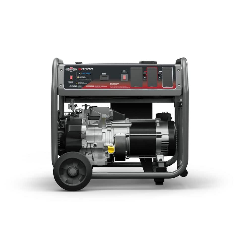 6500-Watt Recoil Start Gasoline Powered Portable Generator with CO Shutdown Sensor price history on PriceWatchPro