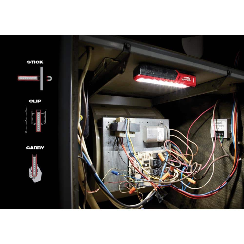Modern Clip-On White LED Security Floodlight, Rechargeable & Portable
