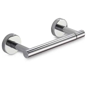 Wall Mount Post Toilet Paper Holder in Chrome