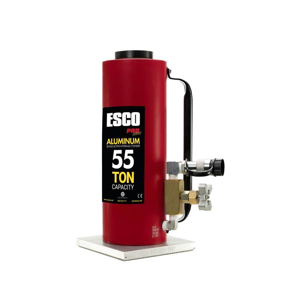 ESCO 55-Ton Tall Hydraulic Cylinder Jack 10314 - The Home Depot