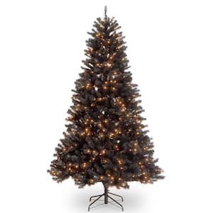 6-1/2 ft. North Valley Black Spruce Hinged Tree with 450 Clear Lights